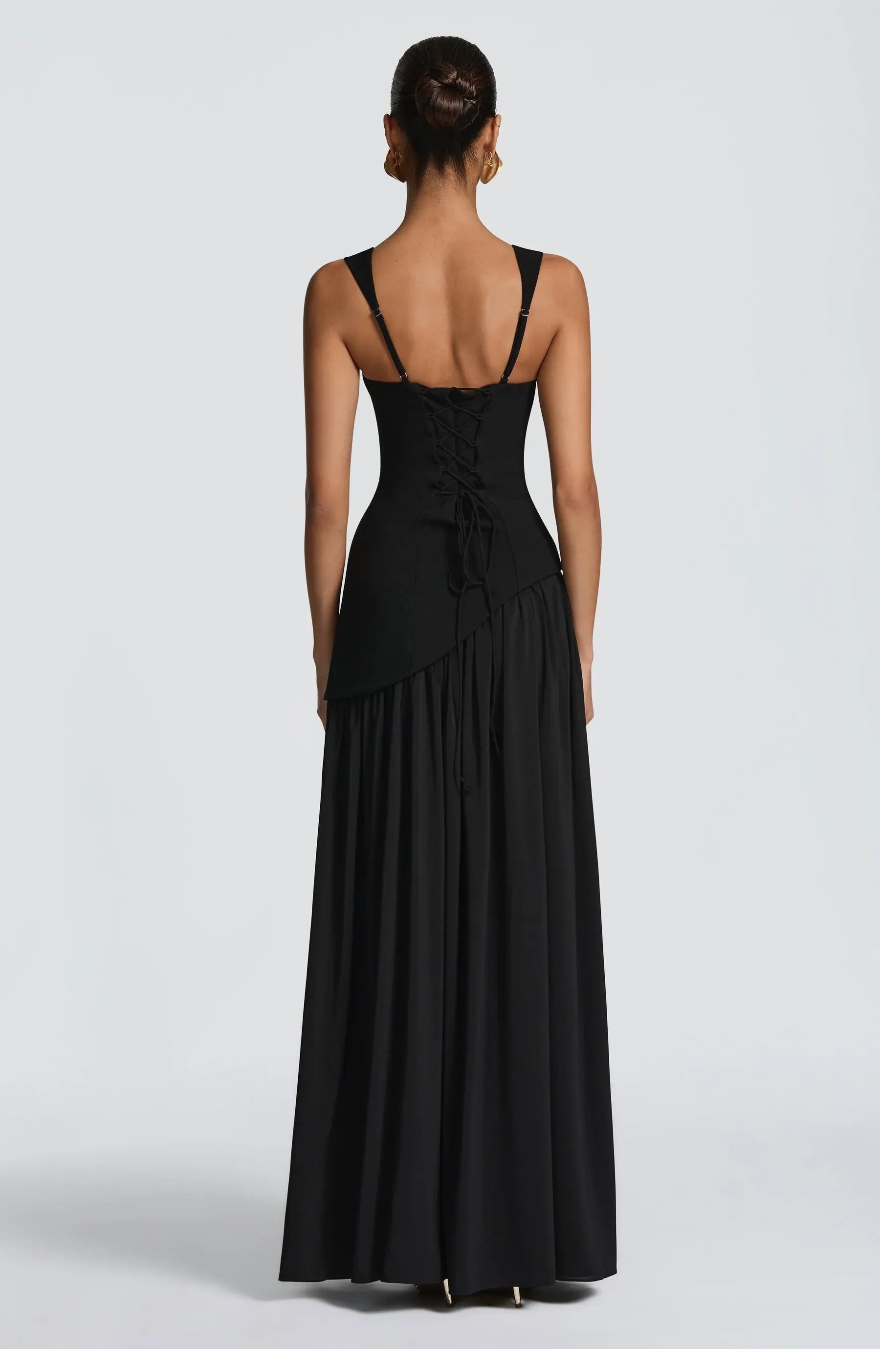 Luna | Mother of the Bride Dress Sleeveless Square Neck A-Line Maxi Gown